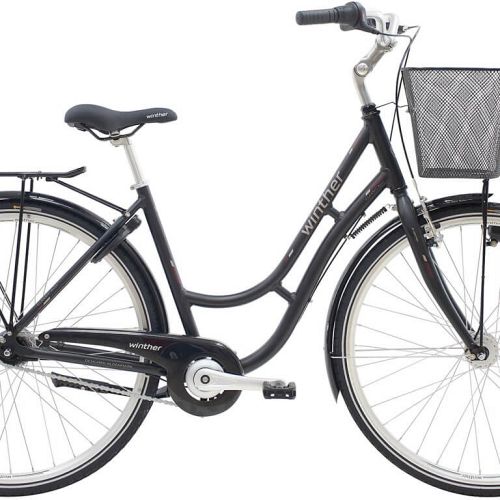 Winther Shopping Classic - mat sort - Kibæk Cykler