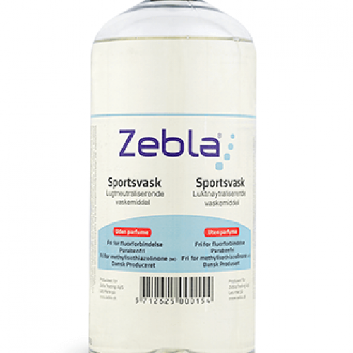 Zebla sportsvask - uden parfume