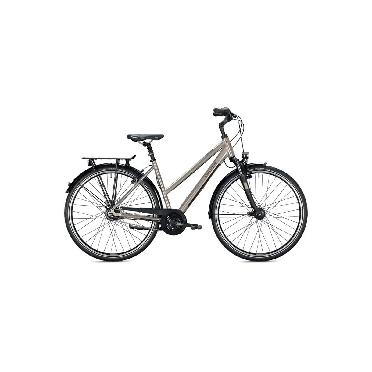 Juster forræder Krydderi Falter C 5.0 Trapez dame citybike med 8 gear - grå - Kibæk Cykler